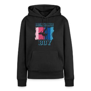 Breakdance Junge Breakdancer BBoy - Frauen Premium Bio Hoodie - Schwarz - Vorne - Julia (174cm)