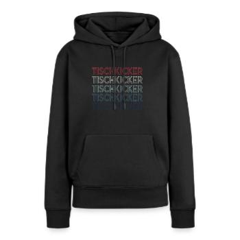 Tischfußball Profi Tischfußballer - Frauen Premium Bio Hoodie - Schwarz - Vorne - Julia (174cm)