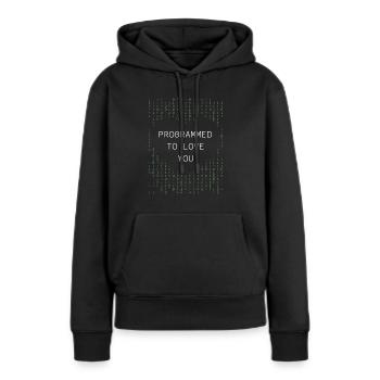Developer Coder Programmer - Women’s Premium Organic Hoodie - black - Front - Julia (174cm)