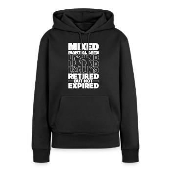 Mixed Martial Arts Im Ruhestand - Frauen Premium Bio Hoodie - Schwarz - Vorne - Julia (174cm)