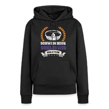 Schwedeneck Schleswig-holstein - Sweat à capuche Premium bio Femme - noir - Devant - Julia (174cm)