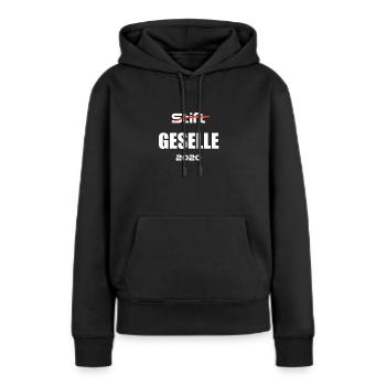 Geselle Gesellenprüfung Ausbildung Lustiges - Frauen Premium Bio Hoodie - Schwarz - Vorne - Julia (174cm)