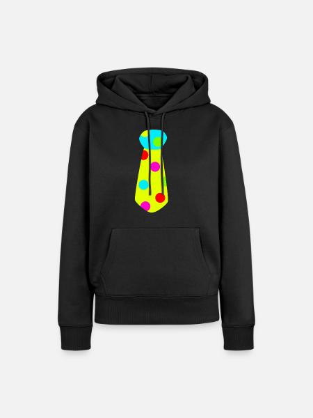 Clown Kostüm Karneval Fasching - Frauen Premium Bio Hoodie - Schwarz