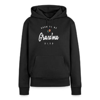 Soon To Be Grandma 2023 Grandmother Pregnancy - Women’s Premium Organic Hoodie - black - Front - Julia (174cm)