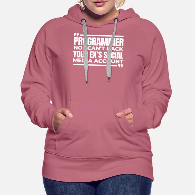 Developer Coder Programmer Funny Women’s Premium Organic Hoodie