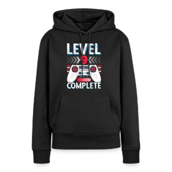 Hauptschule Abschluss 9 Klasse Hauptschulabschluss - Frauen Premium Bio Hoodie - Schwarz - Vorne - Julia (174cm)