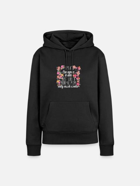 Cavapoo Mom - Frauen Premium Bio Hoodie - Schwarz