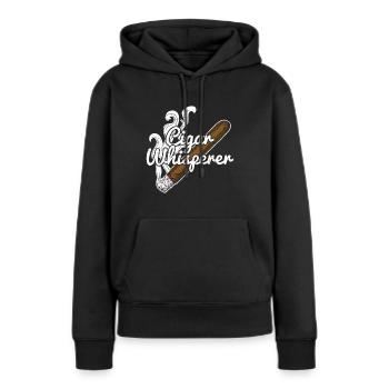 Zigarren Zigarren - Frauen Premium Bio Hoodie - Schwarz - Vorne - Julia (174cm)