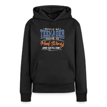 Lustiger Teen 13. Geburtstag Teen Teenager - Frauen Premium Bio Hoodie - Schwarz - Vorne - Julia (174cm)