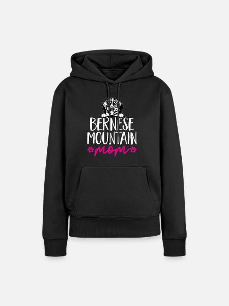 Berner Sennenhund - Frauen Premium Bio Hoodie - Schwarz