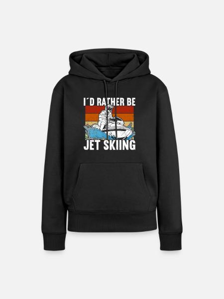 Jetski Jetski - Frauen Premium Bio Hoodie - Schwarz