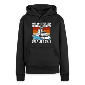 Jet Ski Jet Skiing - Sweat à capuche Premium bio Femme - noir - Devant - Julia (174cm)