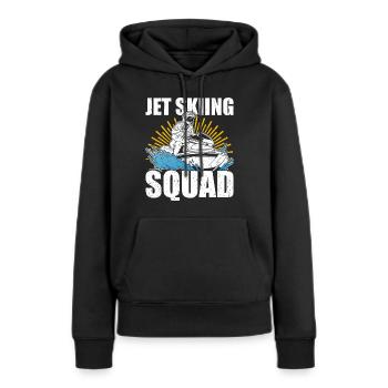 Jet Ski Jet Skiing - Sweat à capuche Premium bio Femme - noir - Devant - Julia (174cm)
