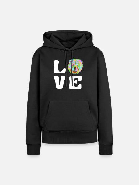 Chow Chow Hund - Frauen Premium Bio Hoodie - Schwarz