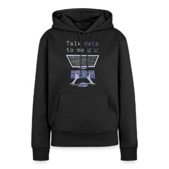 Big Data Engineer Science Data Analyst Pc - Women’s Premium Organic Hoodie - black - Front - Julia (174cm)
