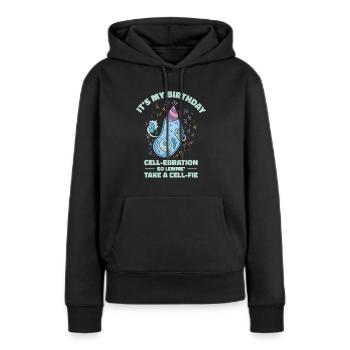 Wissenschaft Thema Geburtstagsfeier Chemie - Frauen Premium Bio Hoodie - Schwarz - Vorne - Julia (174cm)