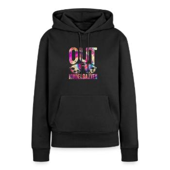 Kindergarten - Frauen Premium Bio Hoodie - Schwarz - Vorne - Julia (174cm)