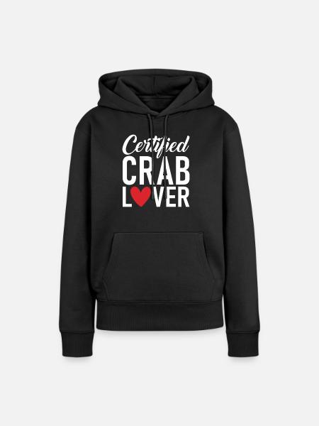 Krabbenliebhaber Geschenke - Frauen Premium Bio Hoodie - Schwarz