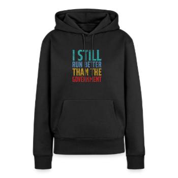 Amputation - Women’s Premium Organic Hoodie - black - Front - Julia (174cm)