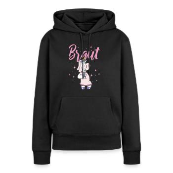Braut Brautjungfer Bachelorette Party Polterabend - Frauen Premium Bio Hoodie - Schwarz - Vorne - Julia (174cm)