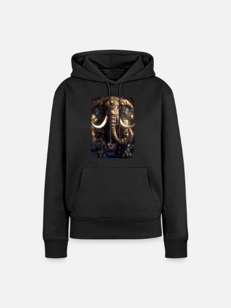 Mammut - Frauen Premium Bio Hoodie - Schwarz