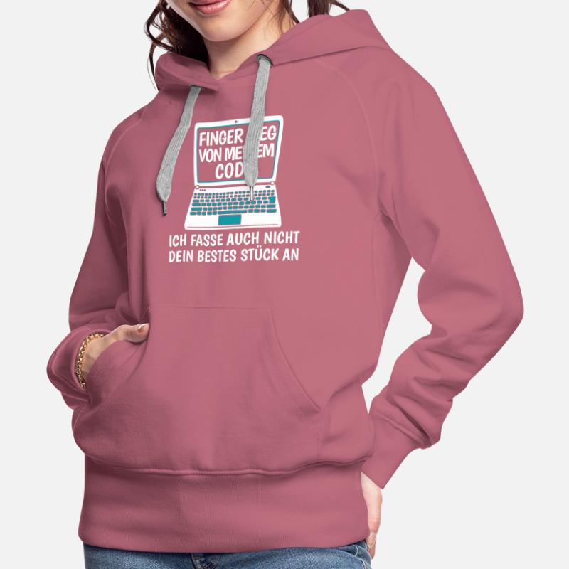 Entwickler Coder Programmierer Lustig Frauen Premium Bio Hoodie
