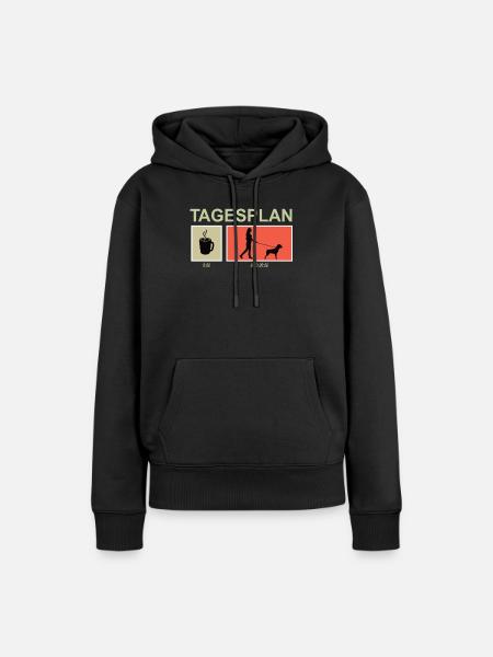 Hundezubehör Rottweiler Hundebesitzer - Frauen Premium Bio Hoodie - Schwarz
