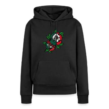 Cadeau de la nation mexicaine mexicaine - Sweat à capuche Premium bio Femme - noir - Devant - Julia (174cm)
