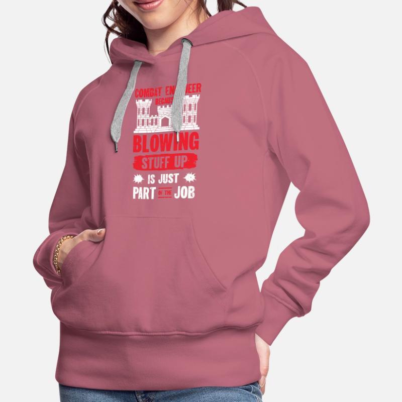 Combat Engineer Engineering Army Women’s Premium Organic Hoodie