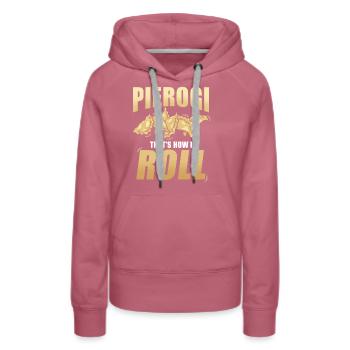 Pierogi dumplings - Women’s Premium Organic Hoodie - mauve - Front - Isabella (175cm)