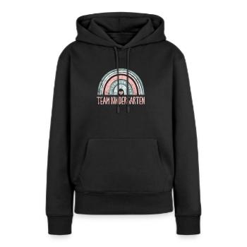 Kindergarten - Frauen Premium Bio Hoodie - Schwarz - Vorne - Julia (174cm)