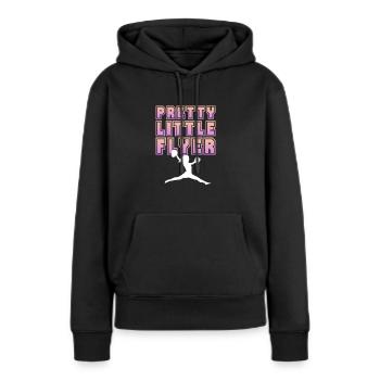 Cheerleader - Sweat à capuche Premium bio Femme - noir - Devant - Julia (174cm)