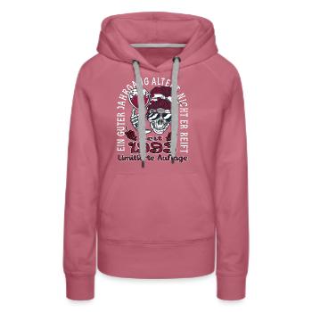 30. Geburtstag 1993 30er Guter Jahrgang - Frauen Premium Bio Hoodie - Malve - Vorne - Isabella (175cm)