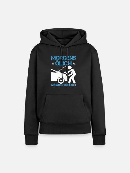 Automechaniker - Frauen Premium Bio Hoodie - Schwarz