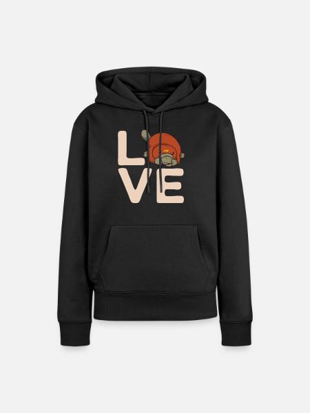 Platypus Schnabeltier - Frauen Premium Bio Hoodie - Schwarz