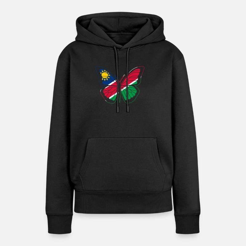 Namibia - Women’s Premium Organic Hoodie - black