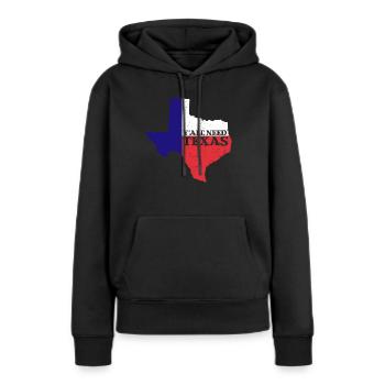Vous avez tous besoin du Texas - Sweat à capuche Premium bio Femme - noir - Devant - Julia (174cm)