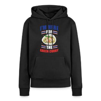 Green Curry Thai Küche Thailand - Frauen Premium Bio Hoodie - Schwarz - Vorne - Julia (174cm)