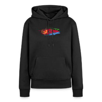 Eritrea - Women’s Premium Organic Hoodie - black - Front - Julia (174cm)
