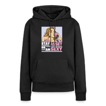 Buchhalter Steuerberater Anlage - Frauen Premium Bio Hoodie - Schwarz - Vorne - Julia (174cm)