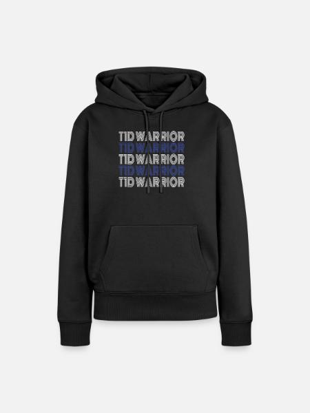 T1D Warrior - Diabetiker Typ 1 Diabetes - Ekologisk premiumluvtröja dam - svart