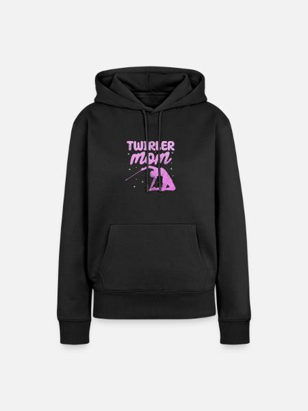 Baton Twirling - Frauen Premium Bio Hoodie - Schwarz