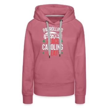 Patrouillieren Friedenssingen Neath Polizei Weihna - Frauen Premium Bio Hoodie - Malve - Vorne - Isabella (175cm)