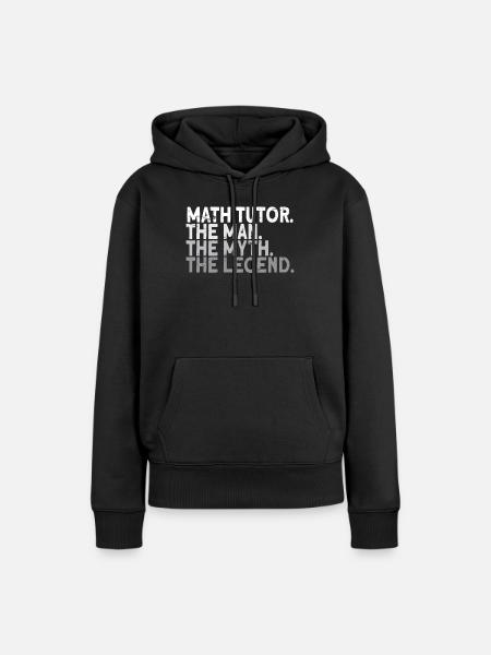 Mathelehrer Mathe Lehrer Witzig - Dame Premium hoodie, økologisk bomuld - sort