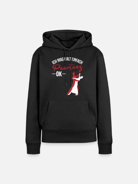 Für Paartanz Liebhaber - Frauen Premium Bio Hoodie - Schwarz