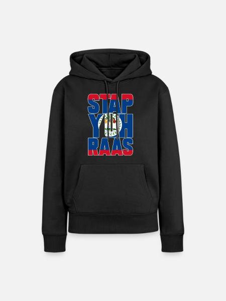 Belize Flagge Belizer - Frauen Premium Bio Hoodie - Schwarz