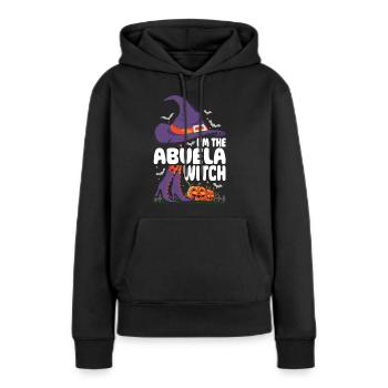 I'm the Abuela Witch - Frauen Premium Bio Hoodie - Schwarz - Vorne - Julia (174cm)