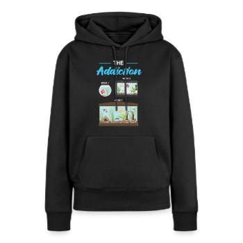 Aquarium - Frauen Premium Bio Hoodie - Schwarz - Vorne - Julia (174cm)