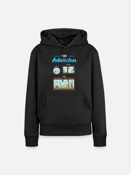Aquarium - Frauen Premium Bio Hoodie - Schwarz