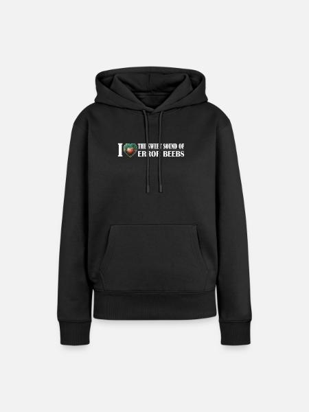 I Love The Sound of Error Beebs The Symphony of - Women’s Premium Organic Hoodie - black